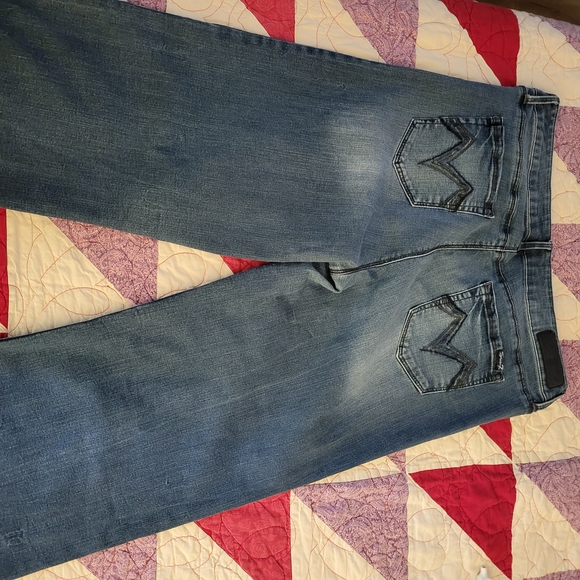 7 For All Mankind Classic Blue Flare Jeans - Picture 6 of 10